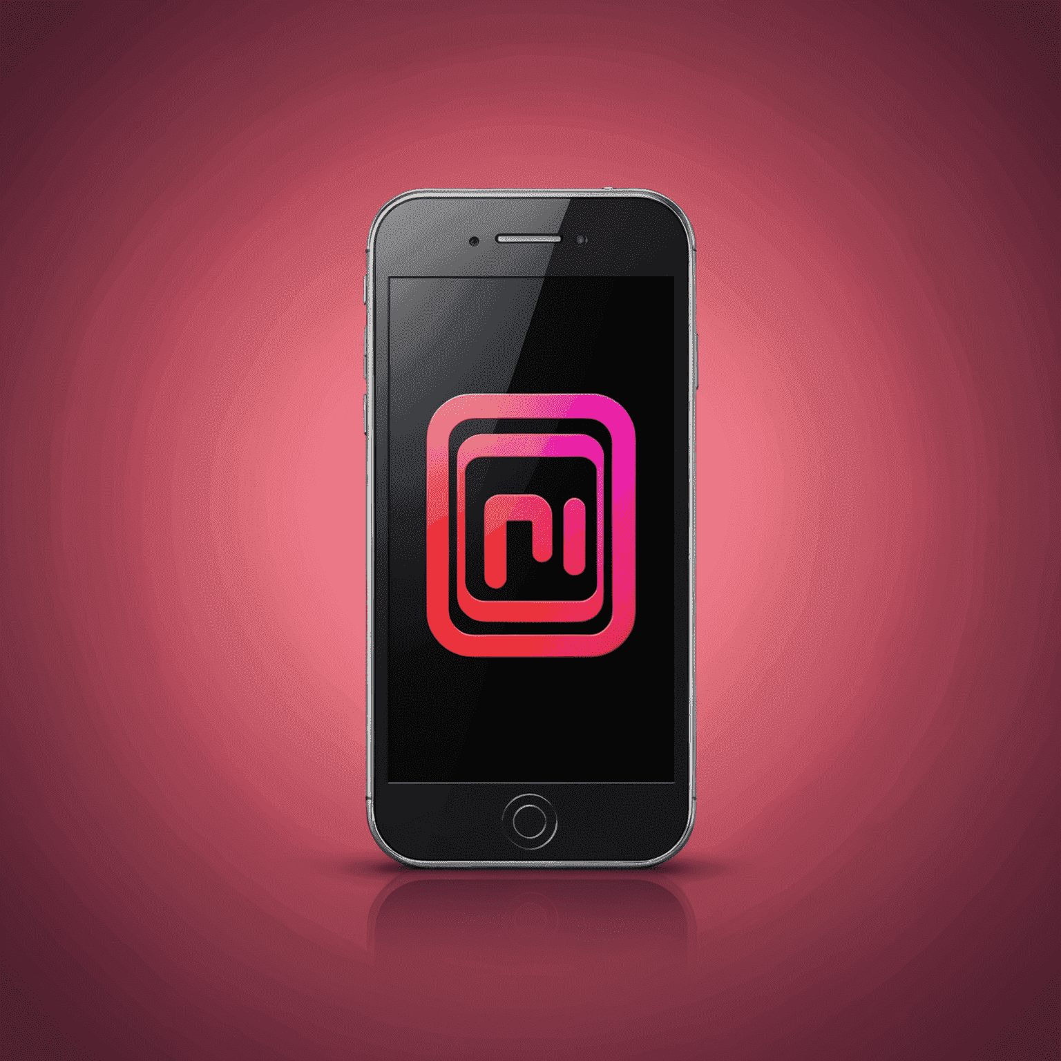 mobirredd.com logo - A stylized mobile phone icon with red and pink gradients