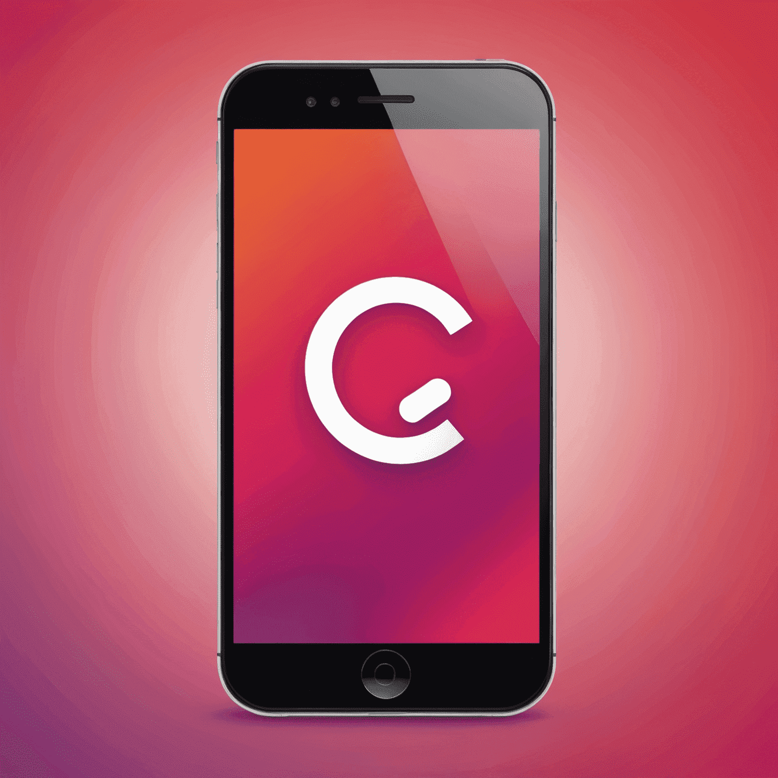 mobirredd.com logo - A stylized mobile phone icon with red and pink gradients