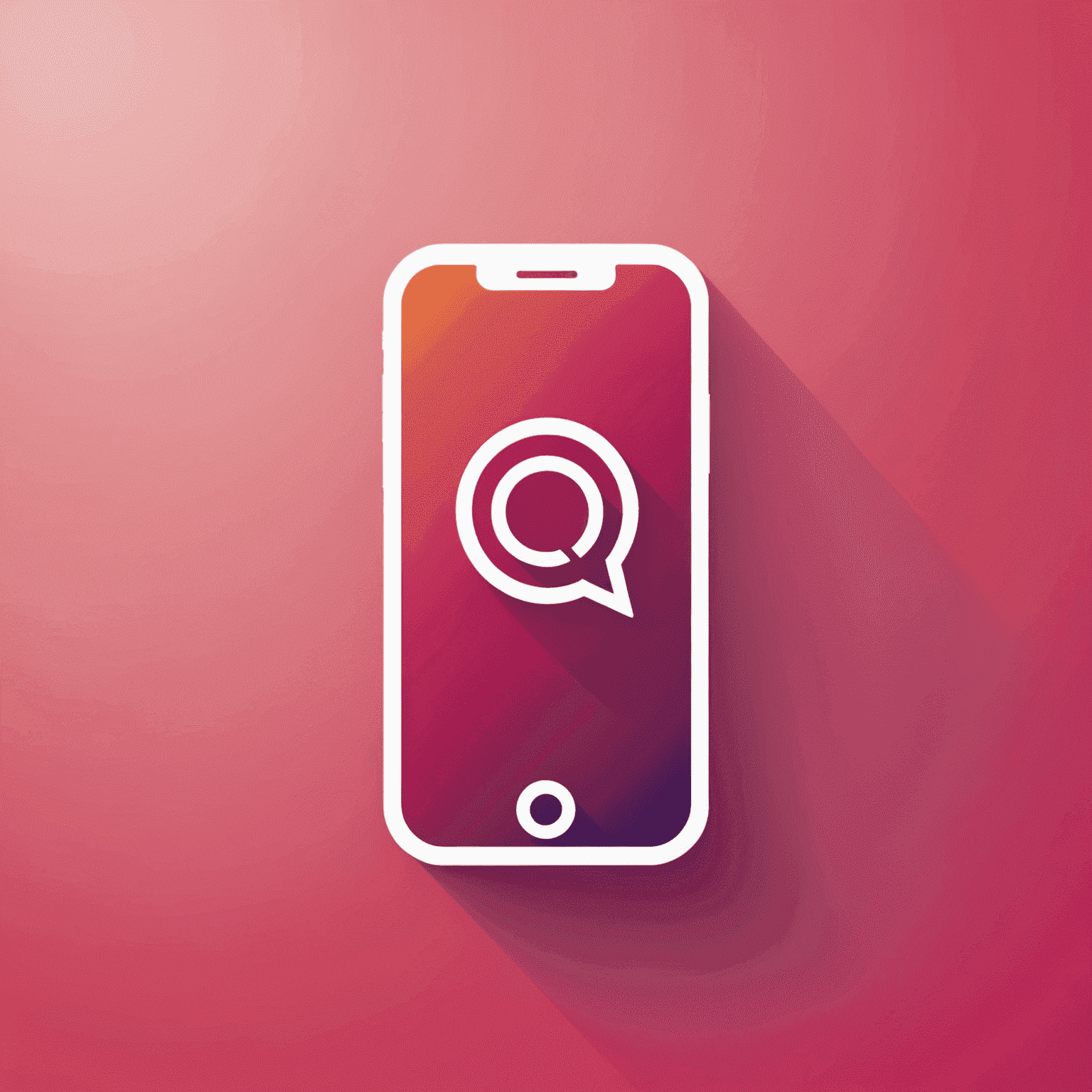 mobirredd.com logo - A stylized mobile phone icon with red and pink gradients