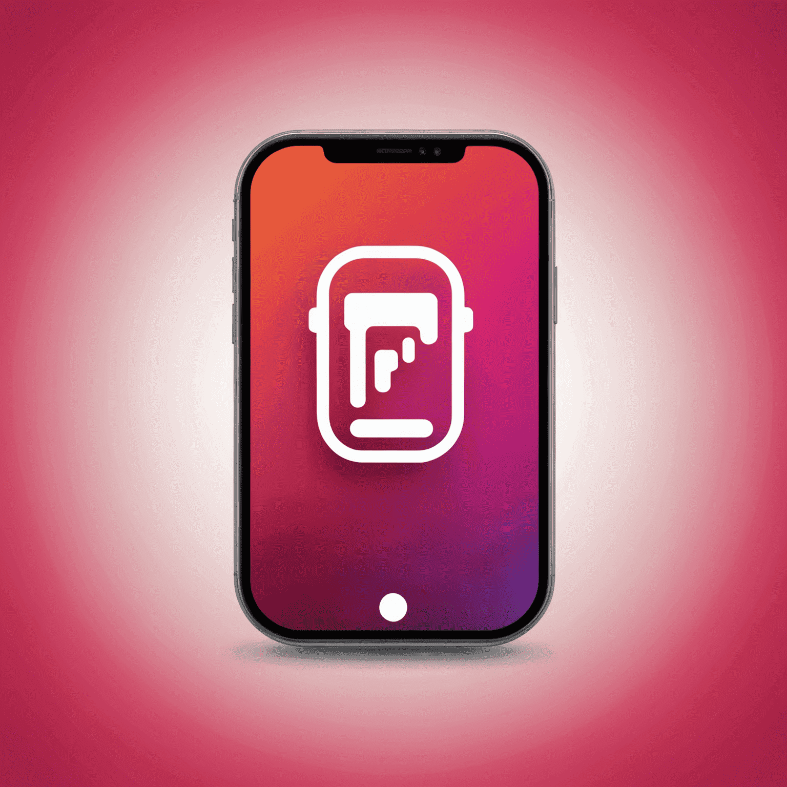 mobirredd.com logo - A stylized mobile phone icon with red and pink gradients