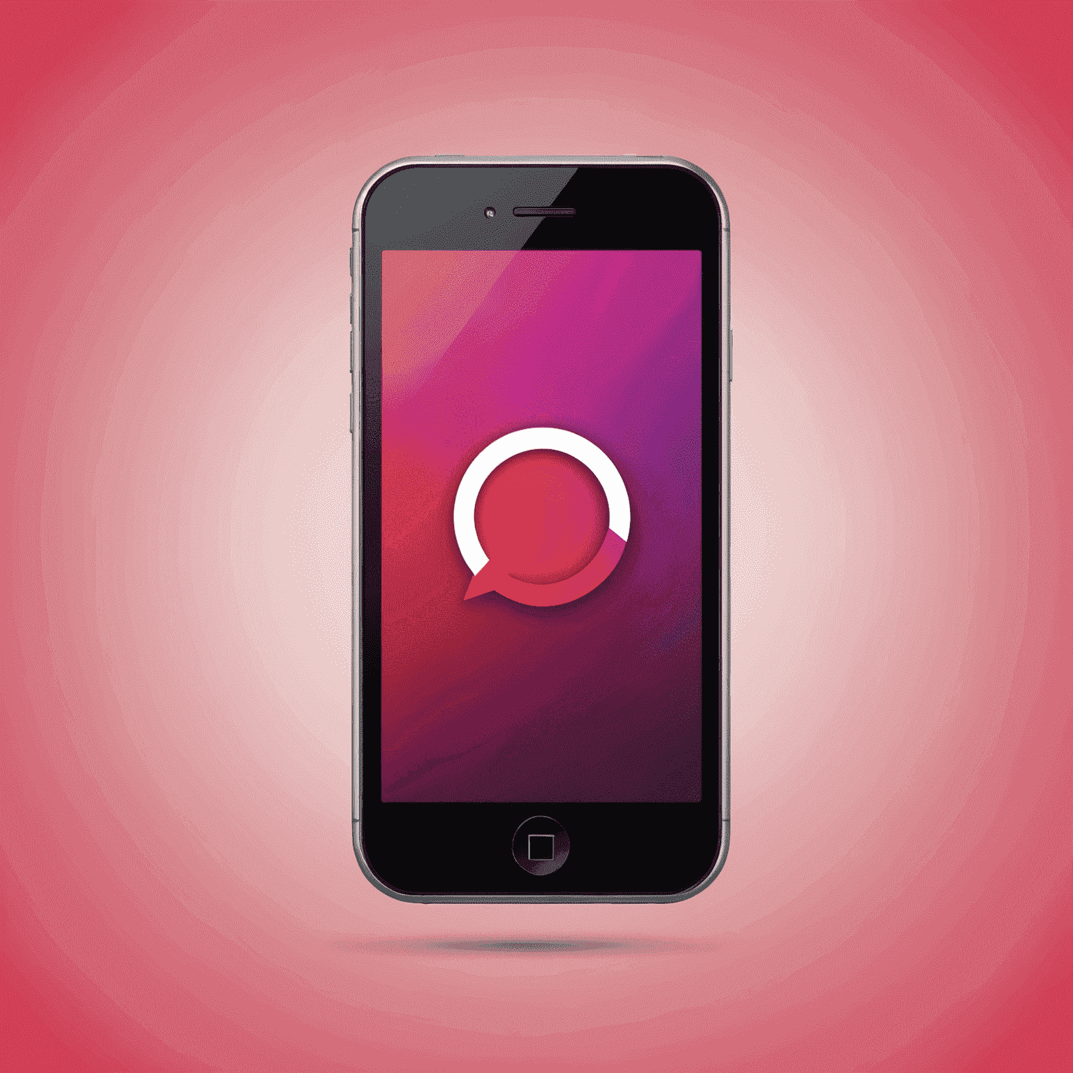 mobirredd.com logo - A stylized mobile phone icon with red and pink gradients