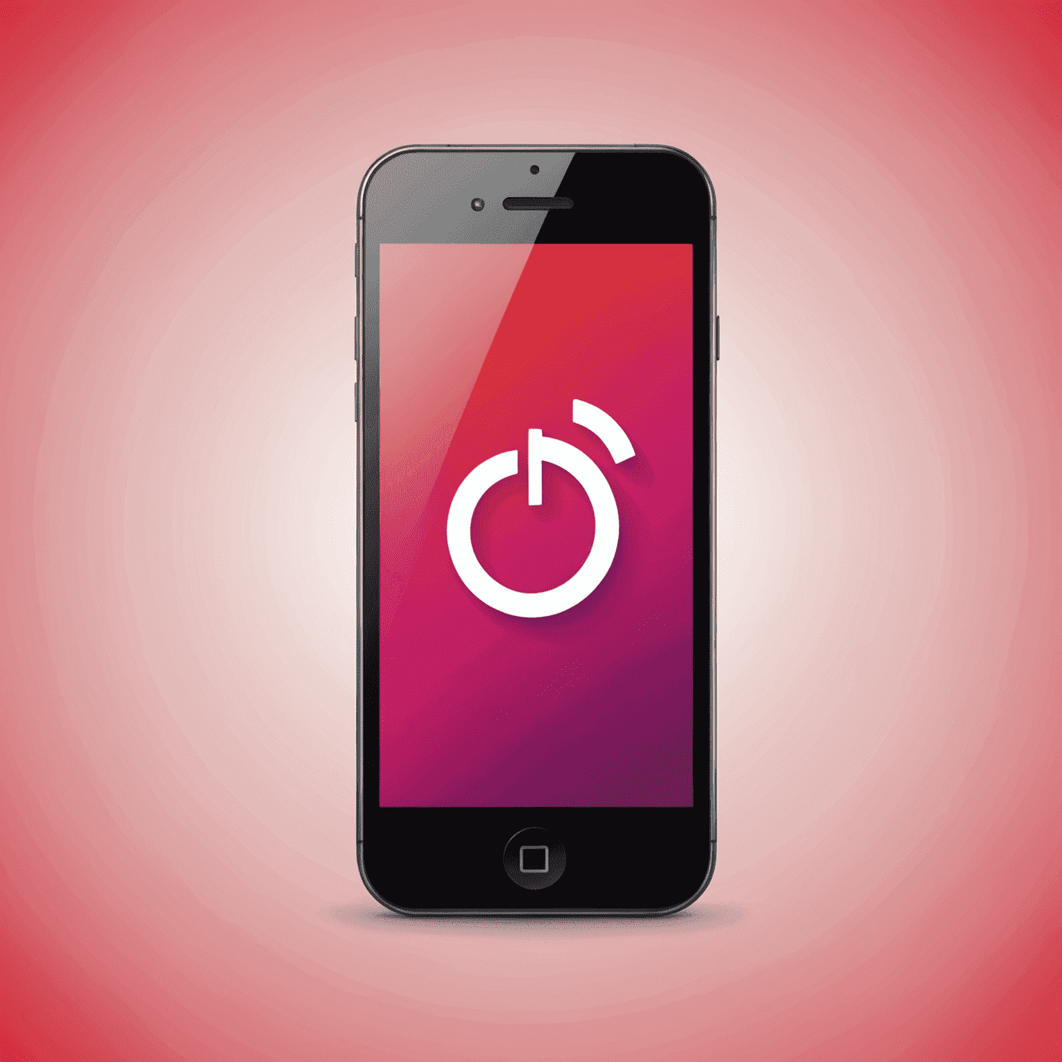 mobirredd.com logo - A stylized mobile phone icon with red and pink gradients